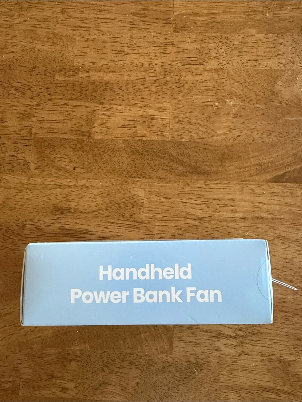 Target Light Blue Handheld Power Bank Fan